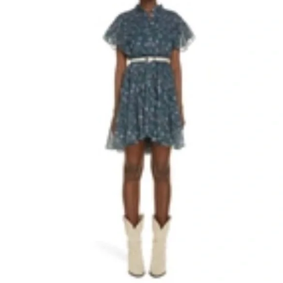 Isabel Marant Blue Green Floral Mini Dress - www.rajagirimanappuram.com Isabel Marant Blue Green Floral Mini Dress - www.rajagirimanappuram.com